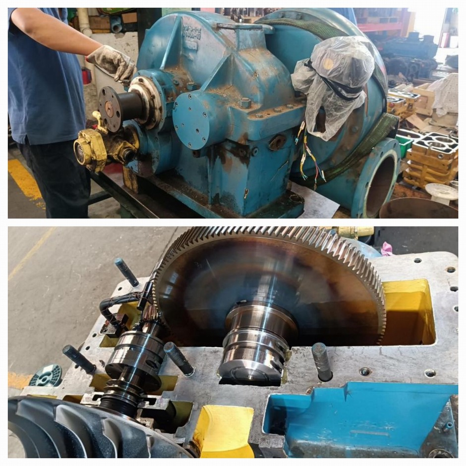 江蘇某污水廠 無錫杰爾單級高速風機維修案例