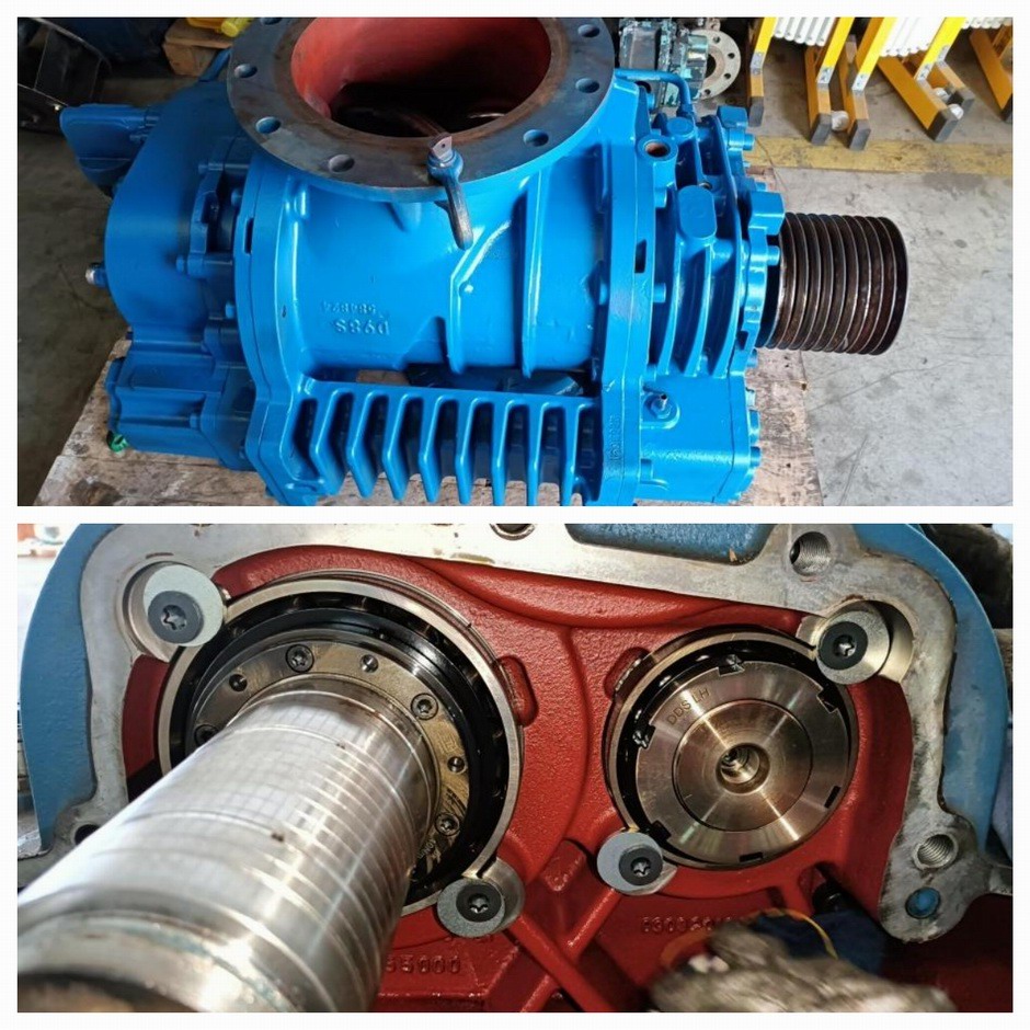 四川南充某污水廠 D98S螺桿風機維修案例